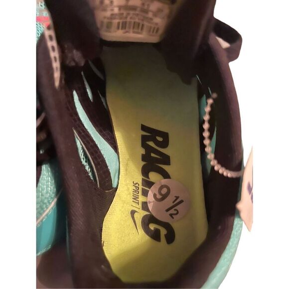 Nike Womens Teal Lace-Up Zoom Rival Track Shoes Size 9.5 NWT - Picture 5 of 9